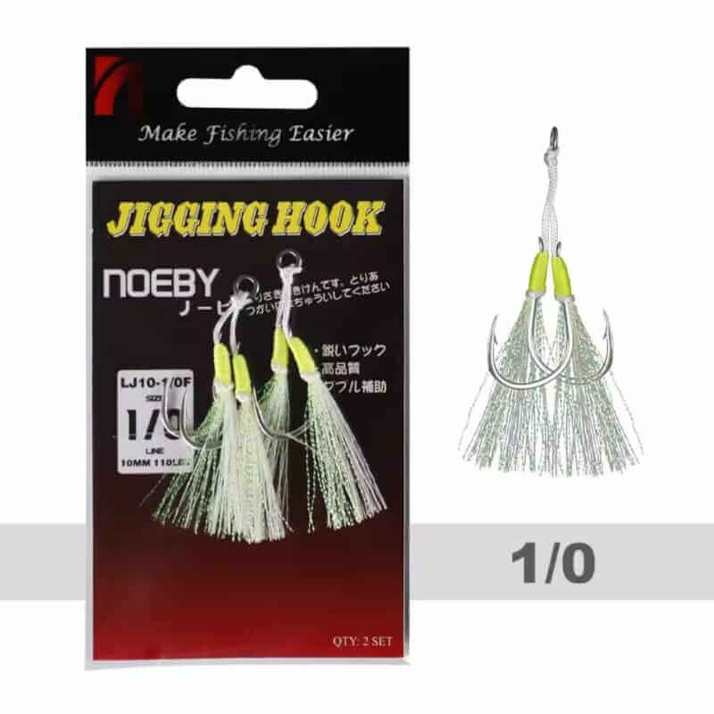 ASSIST HOOK JIGGING TWIN NOEBY
