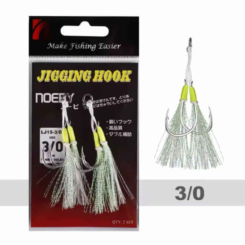 ASSIST HOOK JIGGING TWIN NOEBY