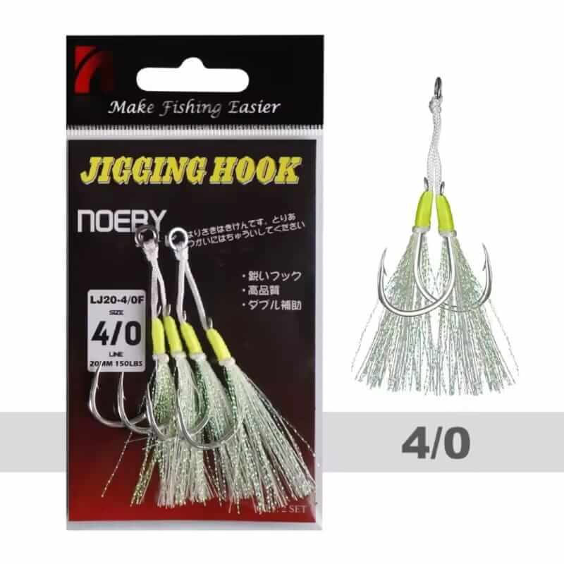 ASSIST HOOK JIGGING TWIN NOEBY