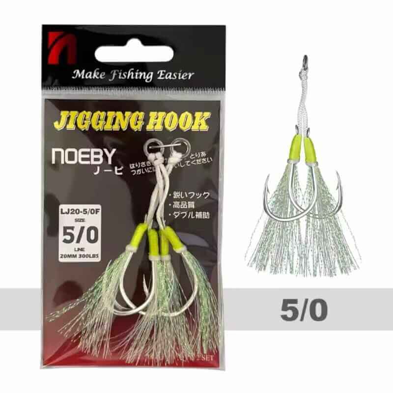 ASSIST HOOK JIGGING TWIN NOEBY