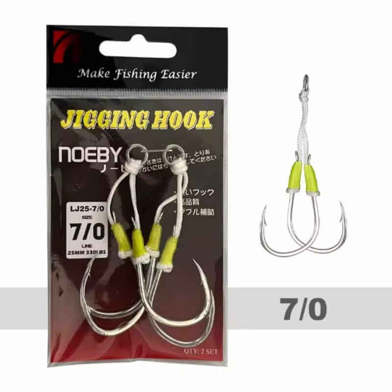 ASSIST HOOK JIGGING TWIN NOEBY