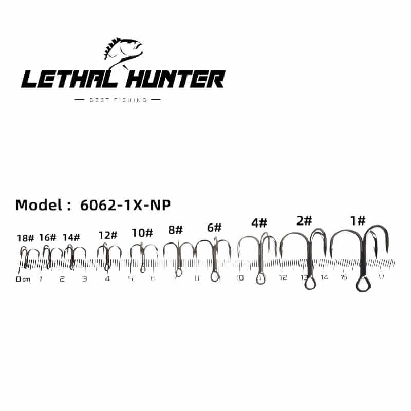 ANZUELO TRIPLE LETHAL HUNTER 1X