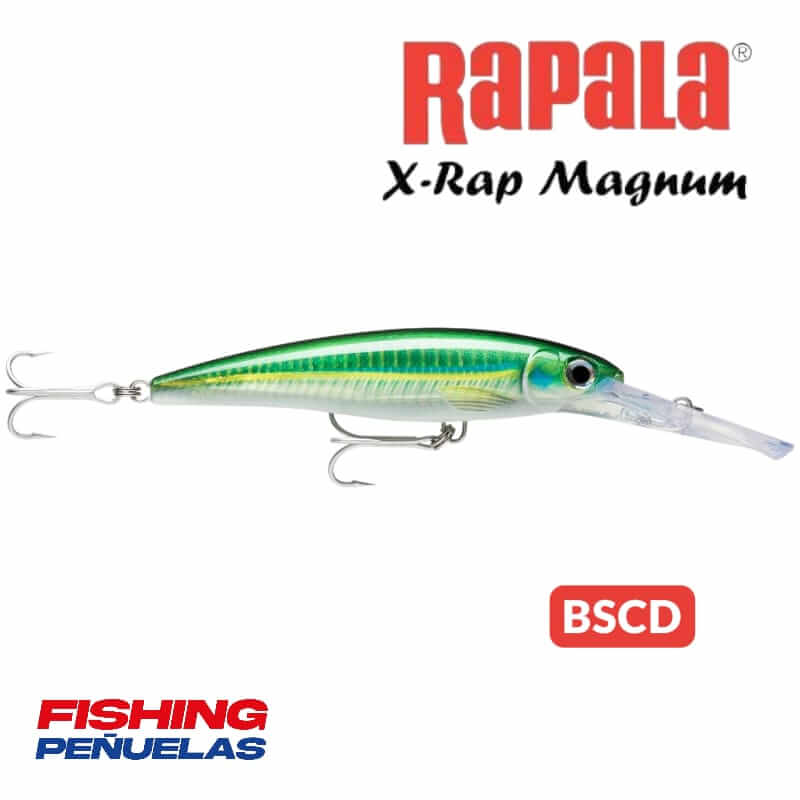 SEÑUELO RAPALA X-RAP MAGNUM 40´ 12M