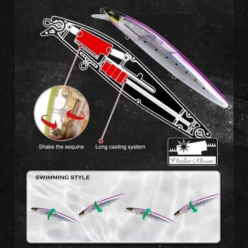 SEÑUELO NOEBY FLASHER MINNOW