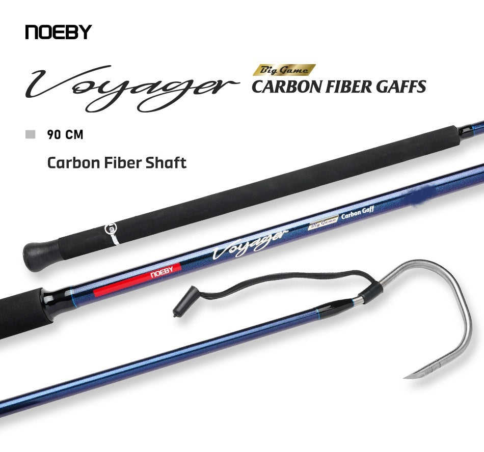 GARFIO VOYAGER 90CM ACERO INXIDABLE MANGO DE CARBONO Y EVA
