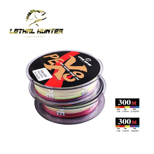 MULTIFILAMENTO LETHAL HUNTER X8 300M MULTICOLOR
