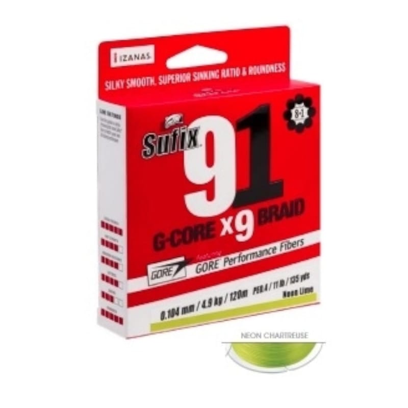MULTIFILAMENTO SUFIX 91 G-GORE X9 BRAID 300M