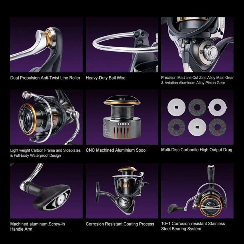 CARRETE SPINNING INFINITE V9