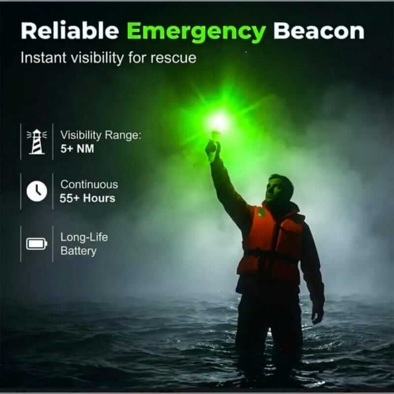 BENGALA MARINA ELECTRONICA LED DE EMERGENCIA